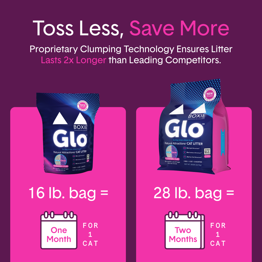 Glo™ Natural Attractions™ Clumping Clay Cat Litter