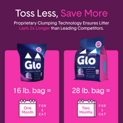 Glo™ Natural Attractions™ Clumping Clay Cat Litter